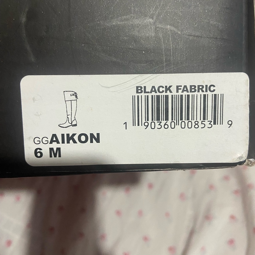 Aikon Black Fabric Boots